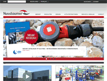 Tablet Screenshot of nussbaumer.be